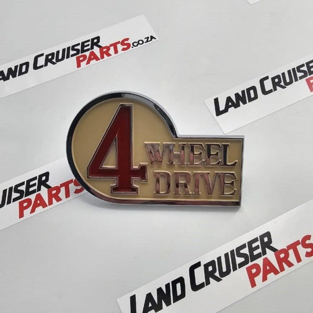 Toyota Land Cruiser FJ40 Rear 4WD Emblem / Badge.