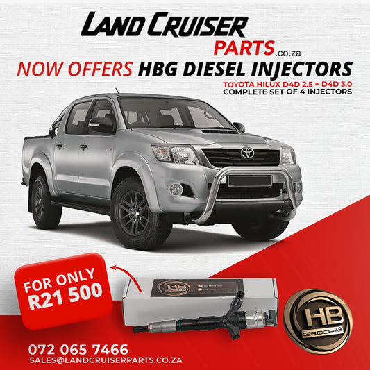 Toyota Hilux D4D 2.5 / 3.0 Injector set of 4