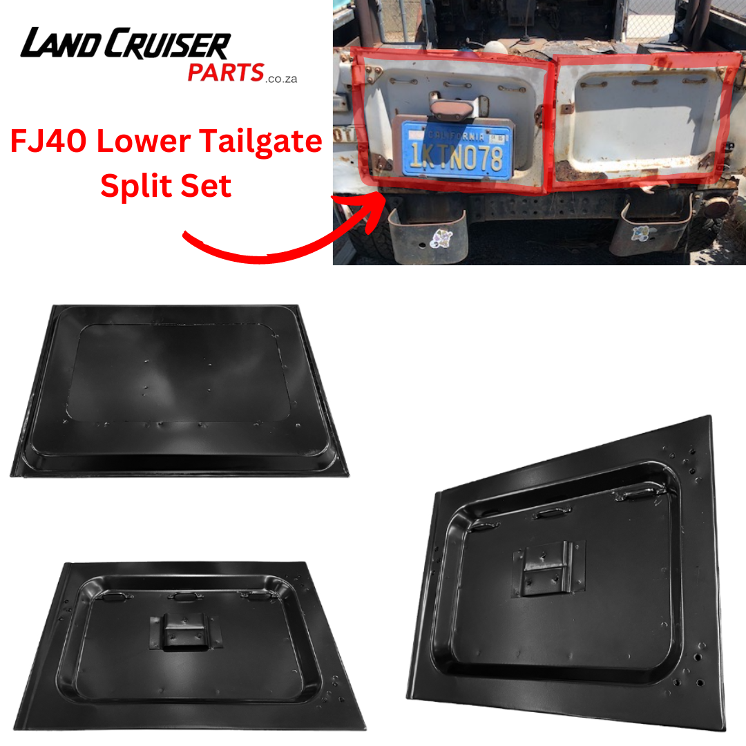 Toyota FJ40 Lower Half Split Tail Gate Set.