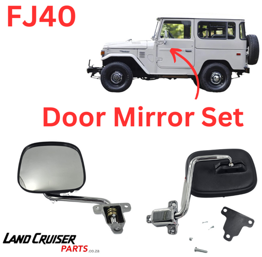 Toyota Land Cruiser FJ40/45 Door Mirror Set.