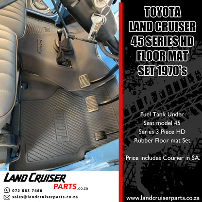 Toyota Land Cruiser 45 Series HD Floor mat Set 1970's