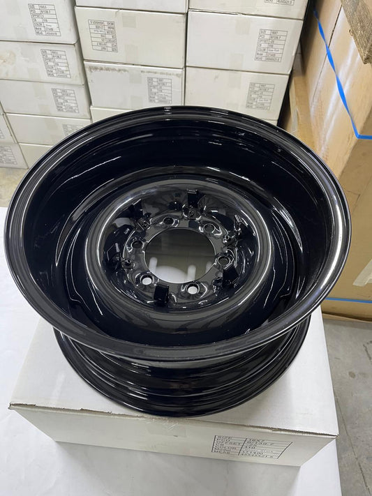 Toyota Land Cruiser FJ40 / 45 16'' Steel Rim Gloss Black (set of 5)