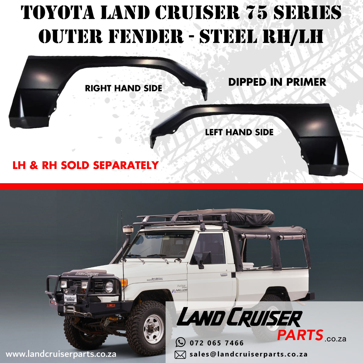Toyota Land Cruiser 75 Series Outer Fender RH/LH - OPTION