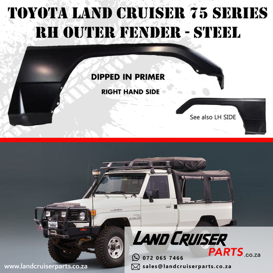 Toyota Land Cruiser 75 Series RH Outer Fender