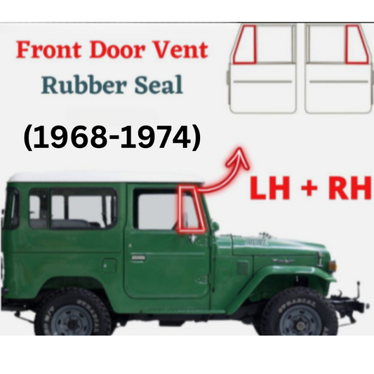 Toyota Land Cruiser FJ40/45 Door Vent Rubber Set old model (LH+RH).