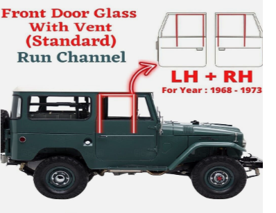 Toyota Land Cruiser FJ40 Run Rubber Set Older model.