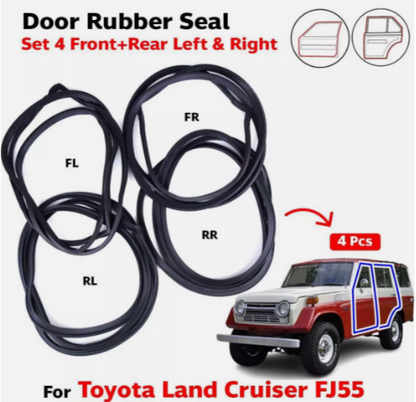 Toyota Land Cruiser FJ55 4 Door Rubber Set.