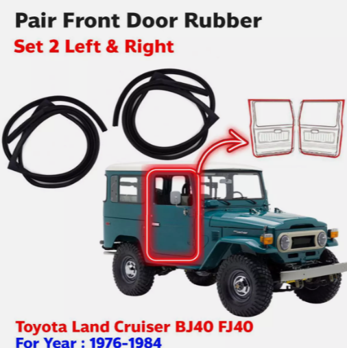 Toyota Land Cruiser FJ40/45 Door Rubber Set 1976-1984