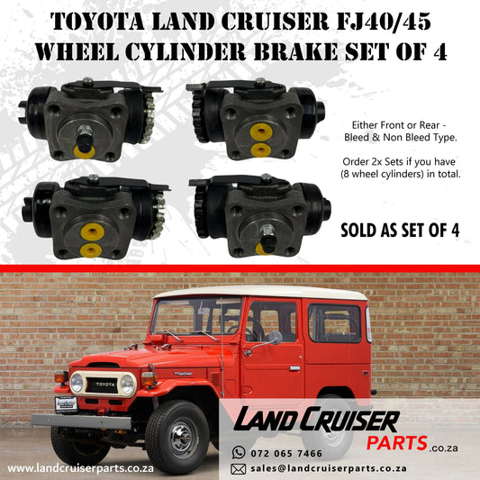 Toyota Land Cruiser FJ40/45 Wheel Cylinder Brake Set of 4.