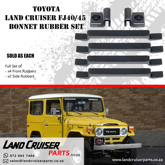 Toyota Land Cruiser FJ40/45 Bonnet Rubber Set.