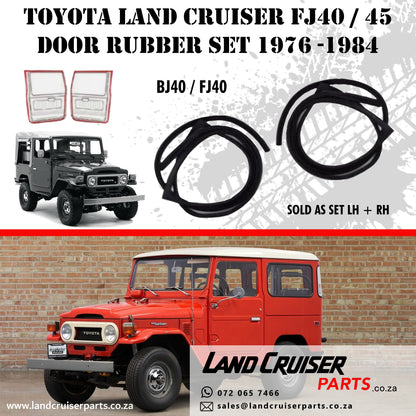 Toyota Land Cruiser FJ40/45 Door Rubber Set 1976-1984