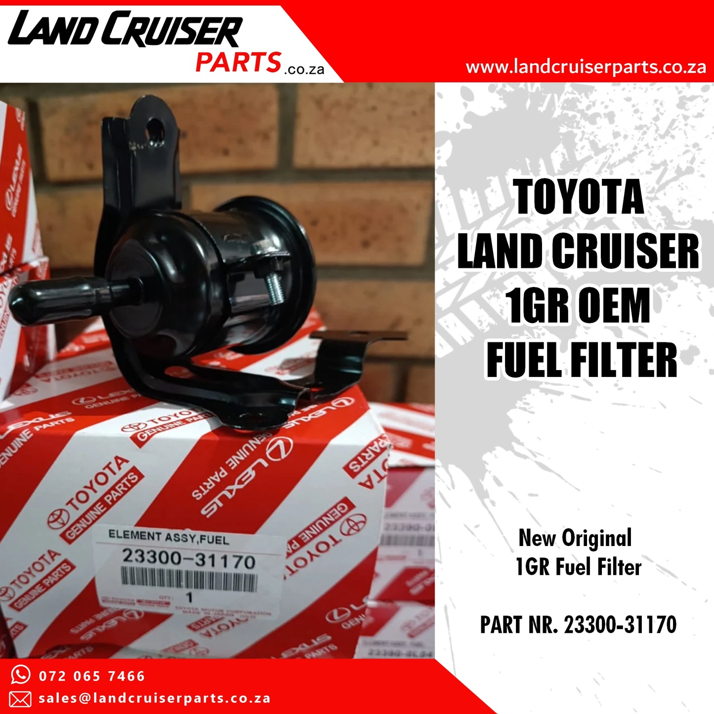 Toyota Land Cruiser 1GR OEM Fuel Filter