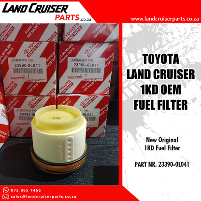 Toyota Land Cruiser 1KD Fuel Filter OEM