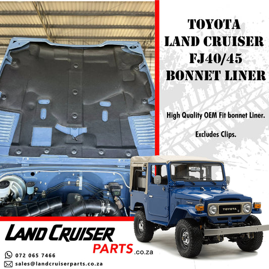 Toyota Land Cruiser FJ40/45 Bonnet Liner.