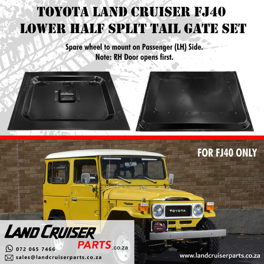 Toyota FJ40 Lower Half Split Tail Gate Set.