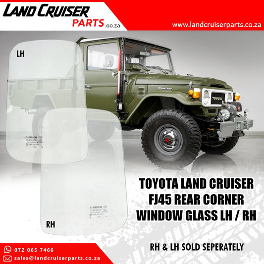 Toyota Land Cruiser FJ45 Rear Corner Window Glass NEW RH/LH - OPTION