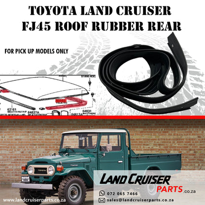 Toyota Land Cruiser FJ45 Roof Rubber Rear.