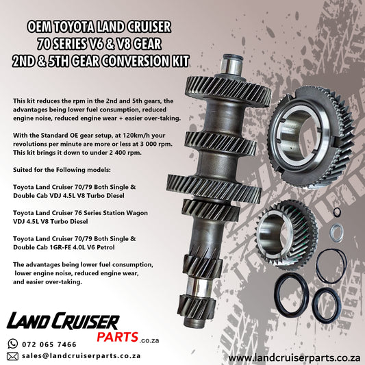 Toyota Land Cruiser OEM 2nd & 5th Gear Conversion Kit.