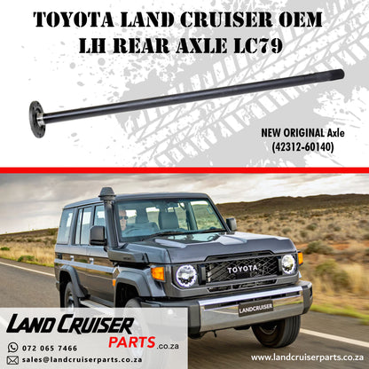 Toyota Land Cruiser OEM LH Rear Axle LC79
