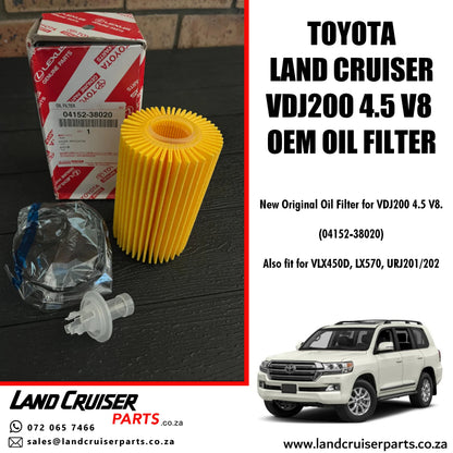 Toyota Land Cruiser VDJ200 4.5 V8 OEM Oil Filter