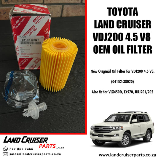 Toyota Land Cruiser VDJ200 4.5 V8 OEM Oil Filter