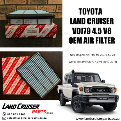 Toyota Land Cruiser VDJ79 4.5 V8 OEM Air Filter