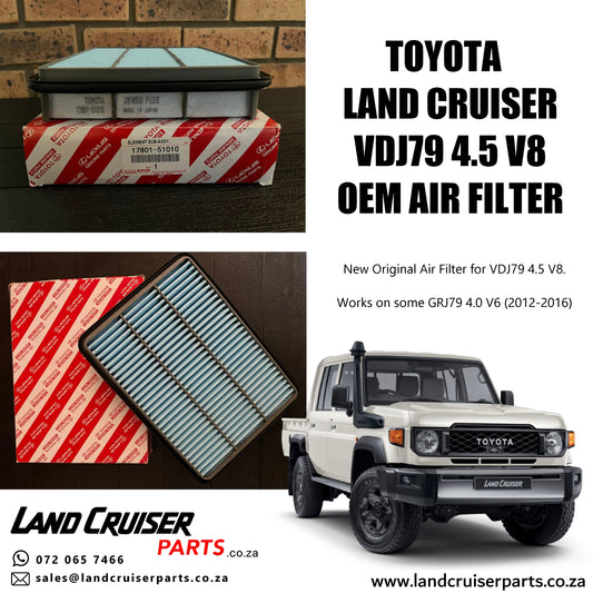 Toyota Land Cruiser VDJ79 4.5 V8 OEM Air Filter