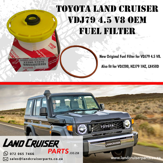 Toyota Land Cruiser VDJ79 4.5 V8 OEM Fuel Filter