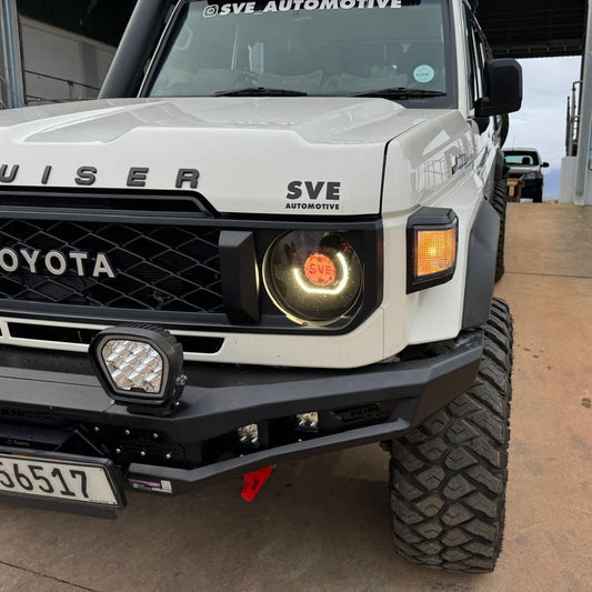 Toyota Land Cruiser 70 Series Clear Front Indicator.