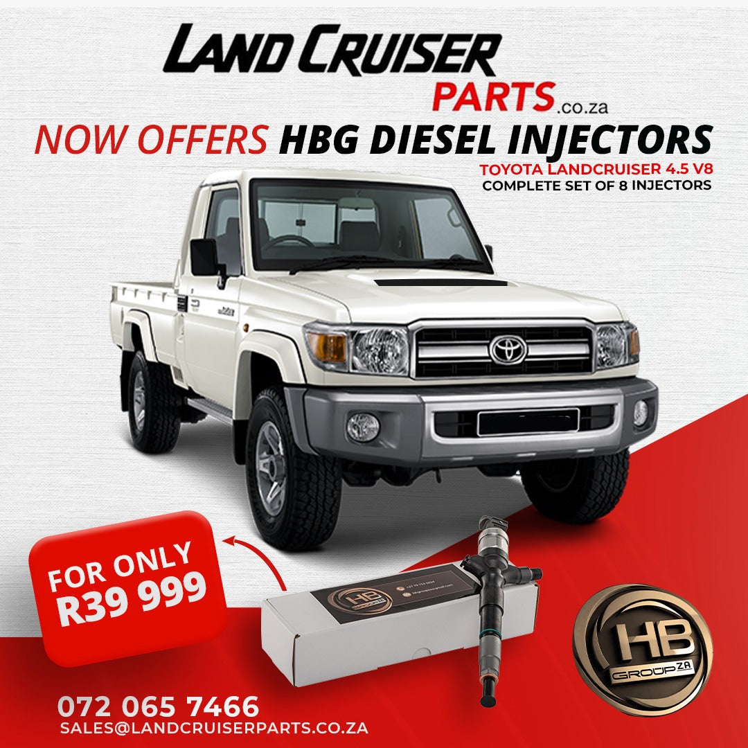 Toyota Land Cruiser VDJ79 4.5 V8 / 200VX - Injector set of 8.