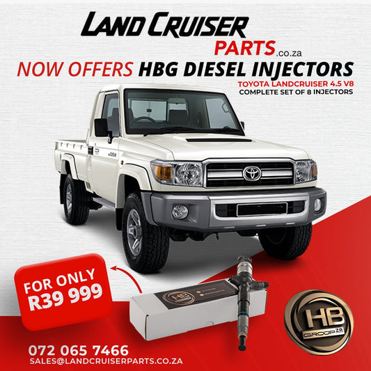 Toyota Land Cruiser VDJ79 4.5 V8 / 200VX - Injector set of 8.