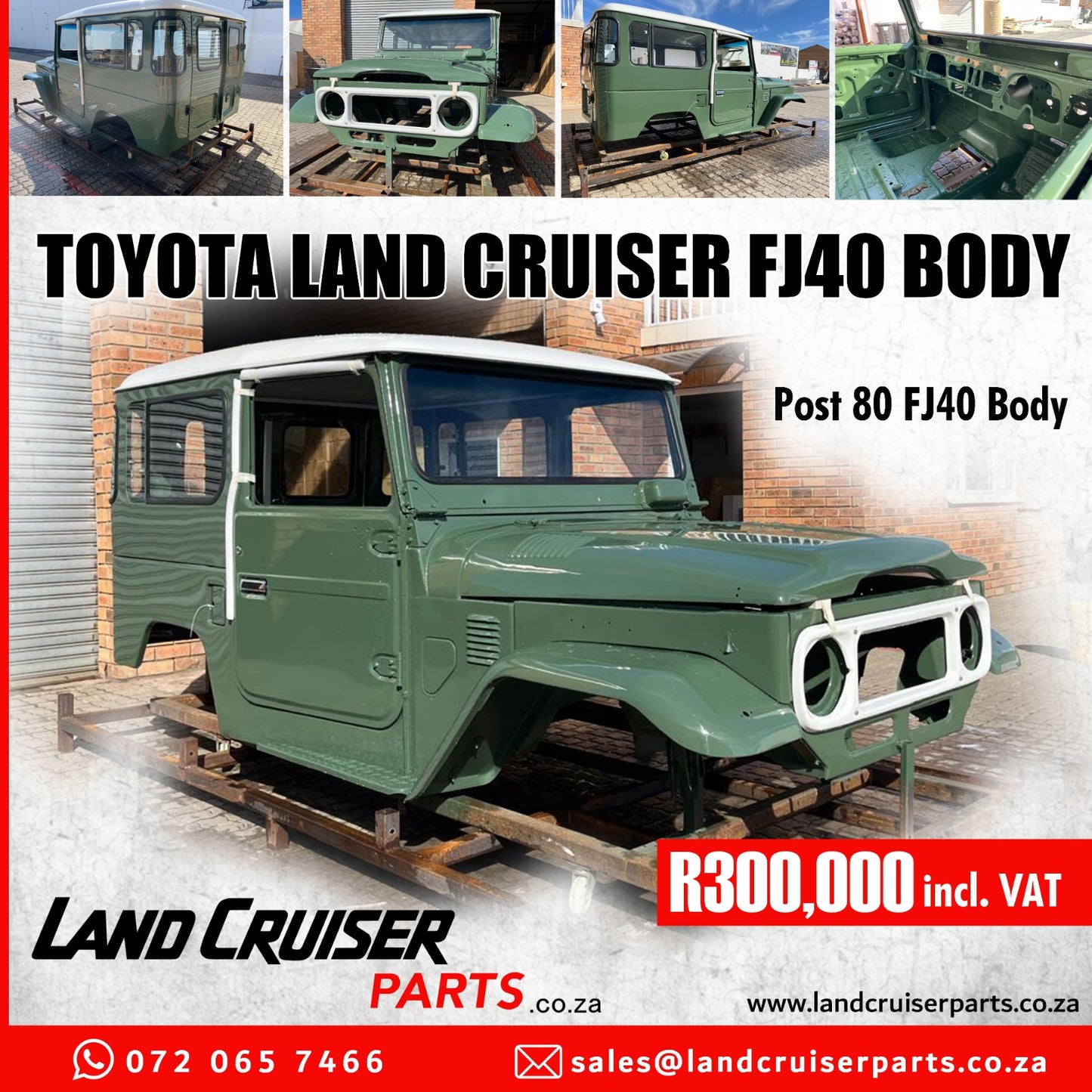 Toyota Land Cruiser 43 Series Station Wagon Body, Post 1980's
