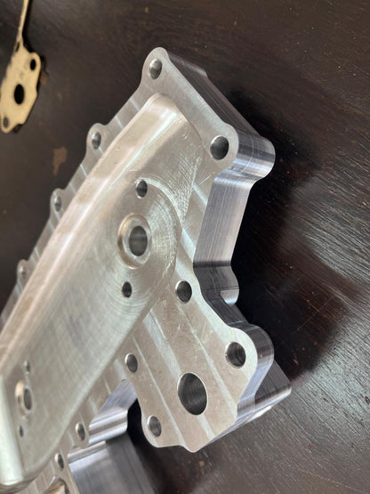 Toyota Land Cruiser HJ47 2H Oil Cooler Housing (Billet Aluminum)